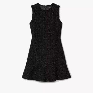 Kate Spade Flounce Tweed Dress size 12 KE889 NWOT